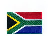 30 x 20 mm South Africa Flag Pretoria Cape Town Sew-On Patch 1016 Mini