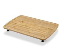 30" x 20" Noodle Board Stove Cover with Removable Legs, Countertop Bamboo Cutting Board, Wood Stove Top Covers for Electric Stove Gas Burners RV, Stovetop Cover