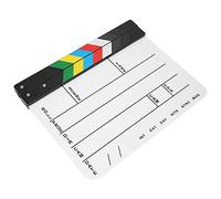 30 x 25 cm Movie Acrylic Clapperboard Professional Director Action Clap Film Photography Tool (PAV1CWE4)