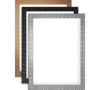 30 x 30cm Picture Frame (300 x 300mm), Wall Mounted, Shatterproof Styrene Front, Black