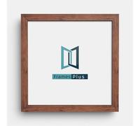 30 x 30cm Picture Frame (300 x 300mm), Wall or Tabletop Display, Shatterproof Styrene Front, Rustic