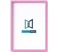30 x 40cm Picture Frame (300 x 400mm) 30mm Profile, Wall Mounted Shatterproof Styrene Front, Portrait or Landscape Display for Posters Photos Prints Art, Pink