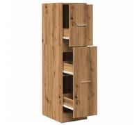 vidaXL Apothecary Cabinet Artisian Oak 30x41x118 cm Engineered Wood