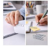 30 x 5 cm Office Paper Clips - Paper Clips - Silver Colour - Clips for Organising Documents (50 mm 30 Pieces)