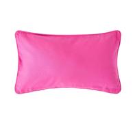 (30 x 50 cm, Cerise) Homescapes Cotton Plain Cushion Cover