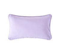(30 x 50 cm, Mauve) Homescapes Cotton Plain Cushion Cover