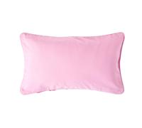(30 x 50 cm, Pink) Homescapes Cotton Plain Cushion Cover