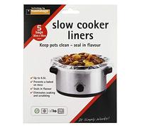 30 x 55cm Slow Cooker Liners PK 5 Hold Up to 6.5 Litre Safety Tested