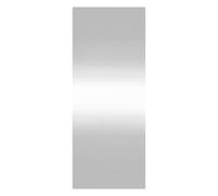 vidaXL Silver Rectangular Wall Mirror, Modern-style Wall-mounted Vanity Glass Mirror for Bathroom, Bedroom, Living Room, Hallway, Easy Assembly, 30x80 cm