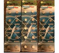 30 x AG3 LR41 192 Button Cell 392 GP92 A SR41W by Poundmax