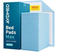 30 x AYDMED Incontinence Bed Pads 90 x 60cm | Extra Large Disposable Incontinence Pads | Maximum Absorbency Incontinence Bed Sheets For Adults, Children & Babies | 1,200ML Capacity | CE Certified