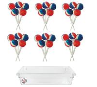 30 x Dobsons Unwrapped Great British Mix Mega Lollies in a Tub