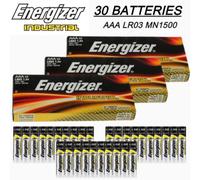 30 X ENERGIZER AAA INDUSTRIAL LR3 ALKALINE BATTERY 1.5V MN1500 BATTERIES