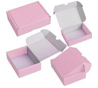 30 x F5 8x6x4" Postal Pip Box Die Cut Pink Cardboard Mailing Shipping