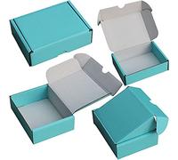 30 x F6 10x6x4" Postal Pip Box Die Cut Blue Cardboard Mailing Shipping