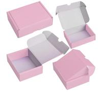 30 x F6 10x6x4" Postal Pip Box Die Cut Pink Cardboard Mailing Shipping