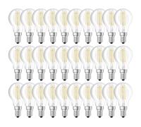 30 x Osram LED Filament Drop 4W = 40W E14 Clear 470lm Lamps Neutral White 4000K [EEK: E]