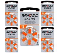 Rayovac 13 Extra Advanced Hearing Aid Batteries (6 Pack)