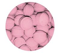 30 x Scented Bath Marbles Fizzers Mini Bombs in Gift Bag (Rose)