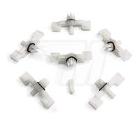 30 x trim mounting clips with seal, 7L0853547A