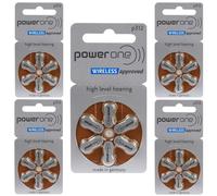 60 Power One Varta Size 312 PR41 Hearing Aid Batteries 1.45V Zinc New