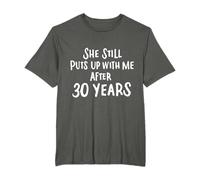 30 Year Marriage Funny Husband 30th Wedding Anniversary T-Shirt