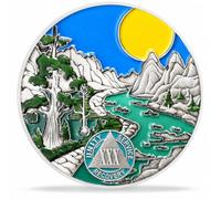 30 Year Sobriety Coin Gifts | River and Forest AA Coin - HA AA Chip Medallion with Serenity Prayer | Narcotics Alcoholics Anonymous Gifts for Anniversary Month & Year for Men & Women in Recovery