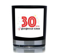 30 Years Gorgeous-ness Funny 20cl Candle 60 SECOND MAKEOVER Black One Size