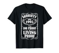 30 Years Sobriety Recovery Clean And Sober Living Since 1995 T-Shirt