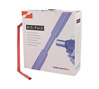 300-30642 Heat Shrink Tubing 2:1 6.4mm L: 5m Red Cardboard HELLERMANNTYTON