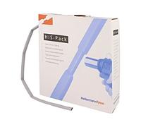 300-30644 Heat Shrink Tubing 2:1 6.4mm L: 5m Grey Cardboard HELLERMANNTYTON
