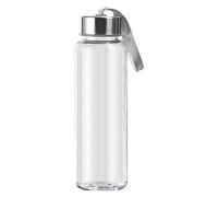 300/400/500ML Practical Plastic Transparent Drinking Bottle With Metal Lid, Leak-proof Water Cup For Outdoor Sports Travel(300ML)