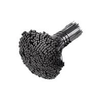 300/500Pcs Nylon Cable Zip Ties Self Locking Cord Straps Fastening Loop Reusable Plastic Wire for Home Office for DIY Home Office(Black,300pcs)