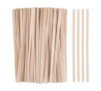 300/600/1200 Pieces Disposable Wood Stick Beauty Spatulas Log Hair Removal Wax Coating and Eyebrow Trimming Wooden Stick (1200pcs)