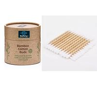300/600 Organic Premium Bamboo Cotton Buds 100% Organic Cotton. This is a Zero Waste, Biodegradable, Plastic-Free, Eco Friendly, Vegan Product (600 Eco Buds)