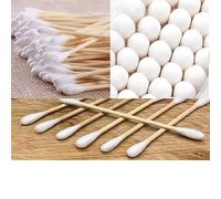 300/600 Organic Premium Bamboo Cotton Buds 100% Organic Cotton. This is a Zero Waste, Biodegradable, Plastic-Free, Eco Friendly, Vegan Product (200 Eco Buds)
