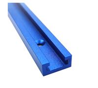 300-800MM Woodworking Chute Rail T-Track T-Slot Miter Track Jig T Screw Fixture Slot 19x9.5mm Table Saw Router Table DIY Tools T-Slot Track(Blue,600mm)