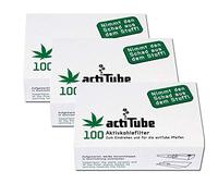 300 ActiTube Activated Carbon Filters 3 x Boxes of 100 Display 8 mm