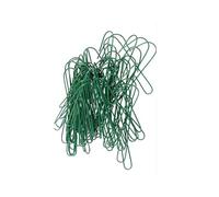 300 Bauble Hooks - Ornament Hangers for Christmas Tree Decorations - Strong, Reusable Wire Hooks for Hanging Baubles, Ornaments & Festive Décor (Green - 300 Hanging Hooks)