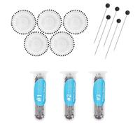 300 Classroom Observation Pins, 304 Stainless Steel Collection Mounting Pins with Clear Tube Storage, 3 Sizes for Pin Fastening