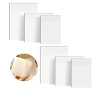 300 Clear Post it Notes, 3 Sizes Self-Adhesive Clear Waterproof Sticky Notes, Office Supplies, Removable for Writing in Text Books, Suitable for Office, Home, School, Meetings