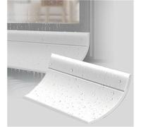 300 Cm Rain Drip Guard Above Door White Black, 1 2 3 4 5 Pcs Waterproof & Draft Proof Seal Strip for Doors, No Drill Window Rain Deflector Easy Installation(A-1 pc,Width 45MM)