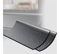 300 Cm Rain Drip Guard Above Door White Black, 1 2 3 4 5 Pcs Waterproof & Draft Proof Seal Strip for Doors, No Drill Window Rain Deflector Easy Installation(B-2 PCS,Width 45MM)
