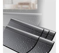 300 Cm Rain Drip Guard Above Door White Black, 1 2 3 4 5 Pcs Waterproof & Draft Proof Seal Strip for Doors, No Drill Window Rain Deflector Easy Installation(B-5 PCS,Width 45MM)