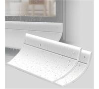 300 Cm Rain Drip Guard Above Door White Black, 1 2 3 4 5 Pcs Waterproof & Draft Proof Seal Strip for Doors, No Drill Window Rain Deflector Easy Installation(A-2 PCS,Width 35MM)