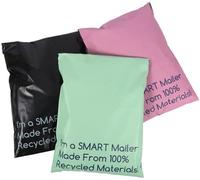 300 Count, 10x13 inch 100% Recycled Poly Mailers Eco Friendly Packaging Envelopes Supplies Mailing Bags 2.5 Mil Thick - SMART Mailer (12"x15.5" (300 Mailers))