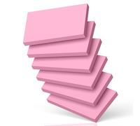 300 Count Blank Index Cards 3x5 Inch Pink Flash Cards Colored Cardstock, Unruled Note Cards Study Card Portable Learning Flashcards Ideal for Note Taking, Art Sketching, Office & School Supplies