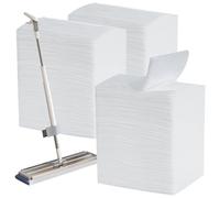 300 Count Dry Mop Refills for Generic, Sweeper Disposable Dusting Cloths, 11 x 8.3 in Dry Duster Cloths, Dry Mop Pads, Household Wiping Cloths, with Charged Particles for Floor and Wall Cleaning