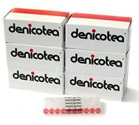300 Denicotea Standard Filters for Cigarette Holder - 6 x 50 Filter Boxes Brown/Red