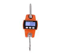 300 kg Digital Crane Scale with 50 g Precision, Battery Operated, LCD Display, Industrial Load Scale, Mini Portable Hanging Hook Weight Tool for Agriculture, Deer, Livestock, Factory, Construction